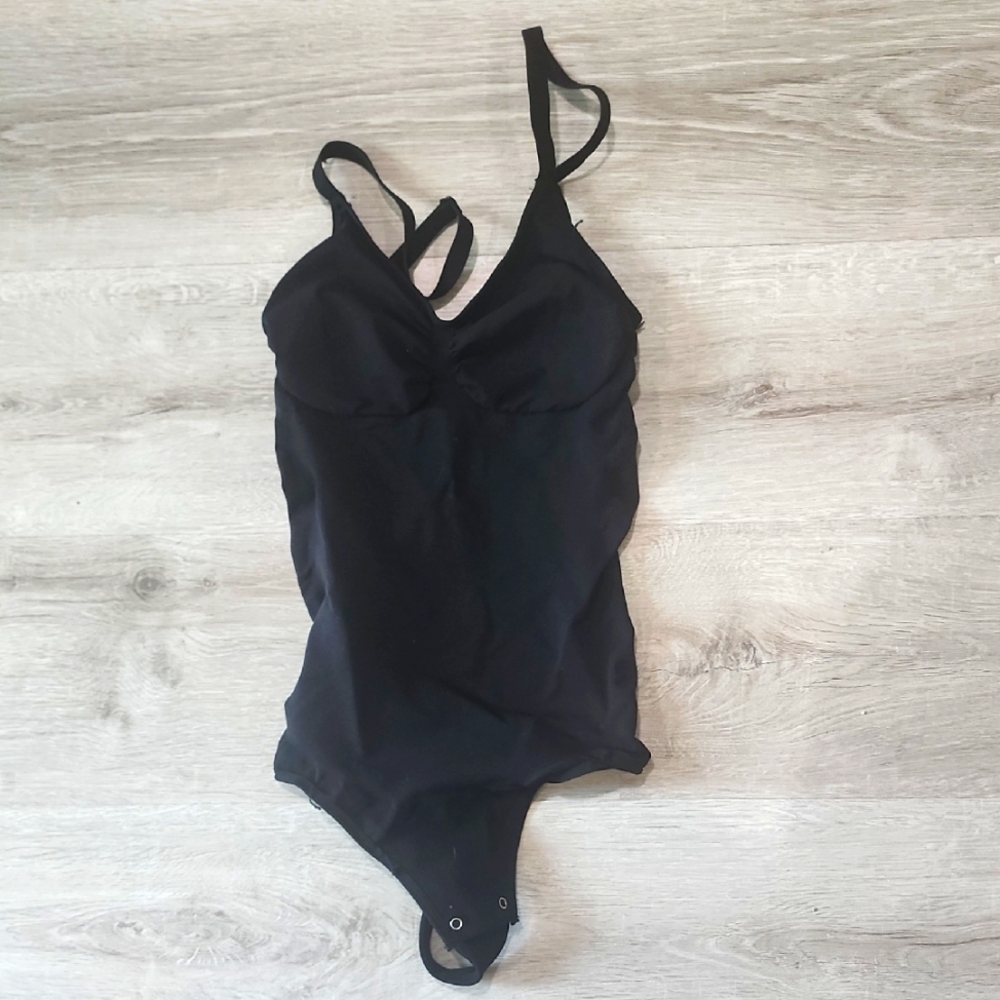 SOLD Skims | Black Women's One-Piece Bodysuit